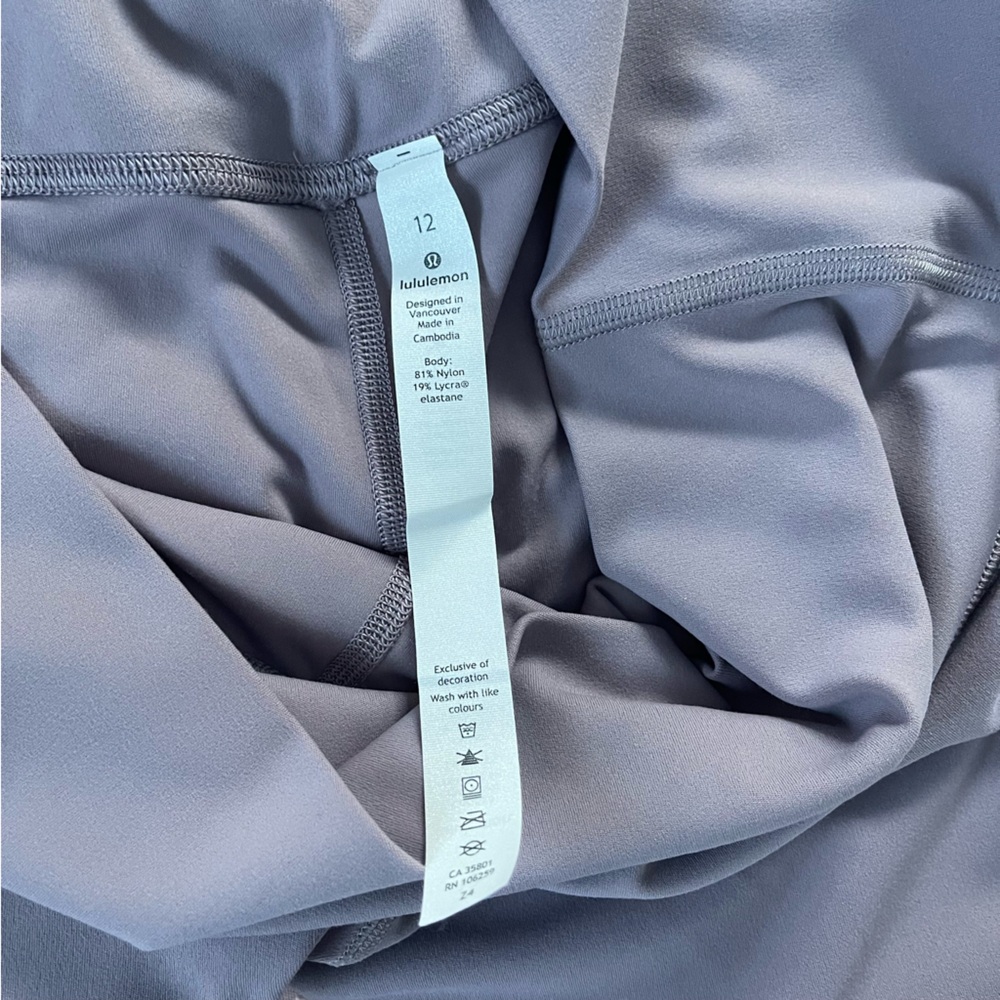 Lululemon Align Pant II 25” *Cool Violet Verbena Size 12 - Picture 4 of 5